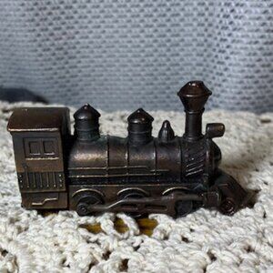 Old Brass Steam Locomotive Train Pencil Sharpener‎